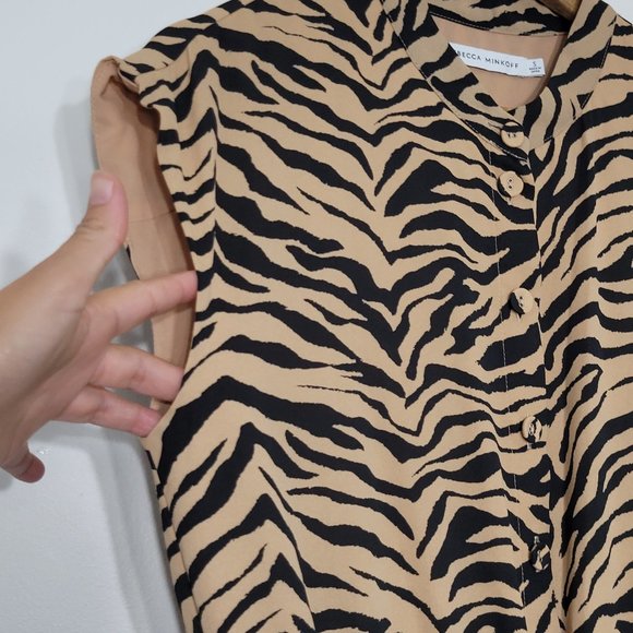 Rebecca Minkoff Zebra Print Mini Dress - Picture 5 of 15